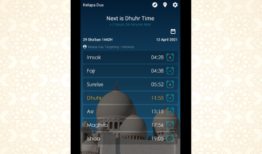 jadwal puasa, pengingat puasa, aplikasi pengingat puasa, aplikasi puasa, aplikasi muslim, aplikasi islam, aplikasi salat, aplikasi sholat, aplikasi pengingat beribadah, jadwal puasa ramadan, jadwal puasa 2021, jadwal sahur 2021, jadwal buka 2021, jadwal maghrib 2021, puasa 2021, bulan ramadan 2021, kalender puasa, kalender puasa 2021, aplikasi kalender puasa, aplikasi kalender puasa 2021, Puasa Senin dan Kamis, Puasa Syawal, Puasa Tarwiyah dan Arafah, Puasa Ayyamul Bidh, Puasa Asyura dan Tasu'a, Usholli, aplikasi salat, zikir online, sedekah online, Jadwal imsakiyah, jadwal imsak, jadwal imsakiyah 2021, salat tarawih, tarawih, aplikasi yuk puasa, yuk puasa, kalender hijriah, sahabat puasa, aplikasi sahabat puasa, sahabat puasa 2021