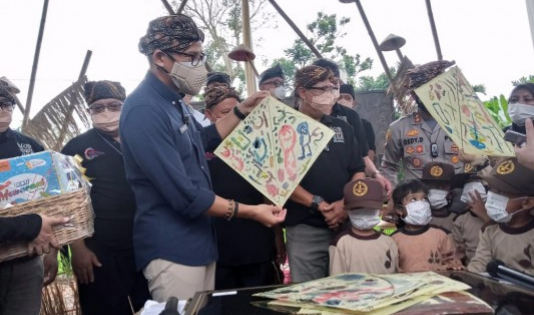 ngetrip, marching band, desa wisata, desa wisata, cisande, desa wisata cisande, kawanjo, menparekraf, sandiaga, paket wisata,