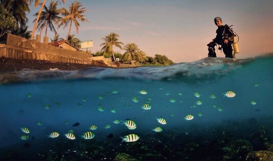 Pantai Talumben, Bali, ngetrip, kawanjo,laut, diving, turis, mancanegara, spot diving, laut weh, aceh, pantai tulamben, tulamben, bali, wisata bali, pulau komodo, wakatobi, derawan, pulau kakaban, morotai, maluku, biota laut, raja ampat, papua, 
