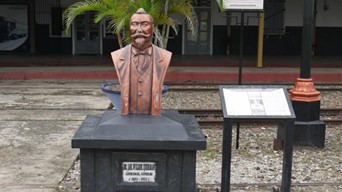 museum, kereta api, sawahlunto, sumatera barat, koleksi sejarah, stasiun, batubara, lokomotif, hindia, belanda, lembah anai, danau singkarak, mak itam, wisata, lubang kalam, teluk bayur, pelabuhan, emmahaven, sumatra staatsspoorwegen, Dr. J.W Ijzerman, loko uap,