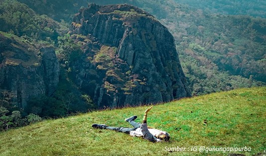 Gunung Api Purba di Desa Wisata Nglanggeran Jogja 