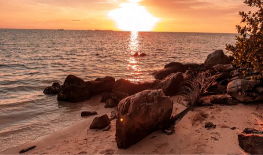 Sunset di karimunjawa