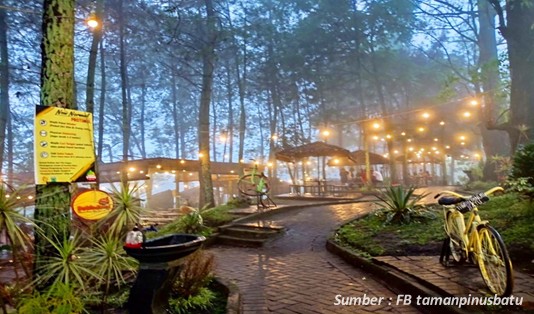 cafe batu viral Cafe Taman Pinus