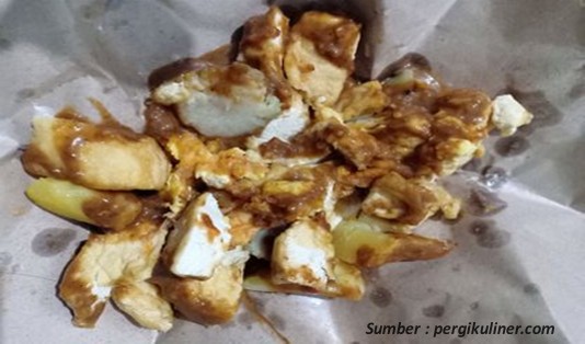 kuliner Surabaya Sambal Kacang tahu telor