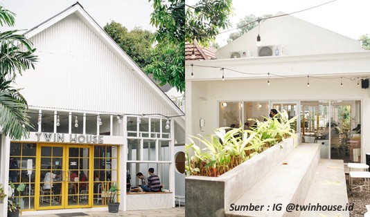 rekomendasi cafe Instagramable di Jakarta Twin House Coffee Kitchen