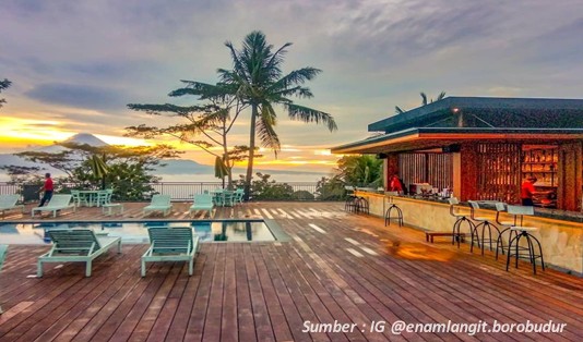 wisata keren magelang Mata langit Resto