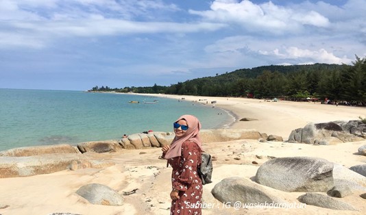 Trail Run Exotic Bangka di Pantai Tikus Emas yang Kaya Aktivitas 2 Keindahan di Pantai Tikus Emas