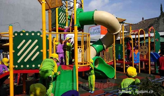 Taman jajan Al fatih Sawojajar Malang
