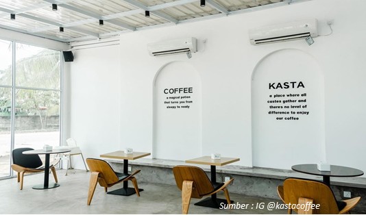 Tempat nongkrong di Batam malam hari Coffee Shop Kasta 
