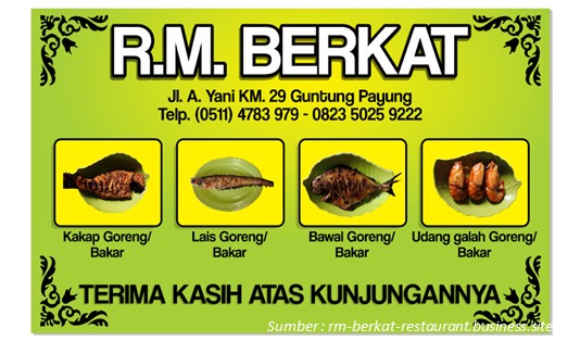 Rumah Makan SBerkat di Banjarbaru
