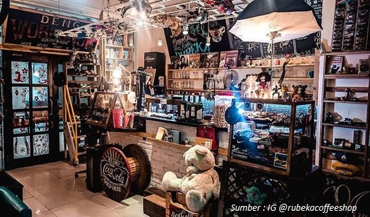 rekomendasi Tempat nongkrong di Batam malam hari Rubeka coffee