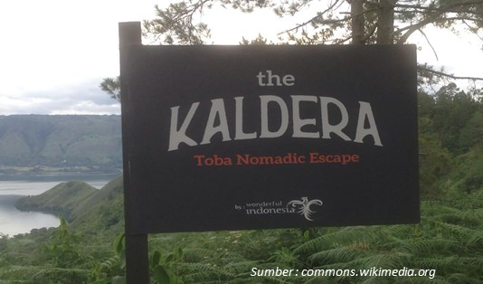 Lokasi the Kaldera Toba