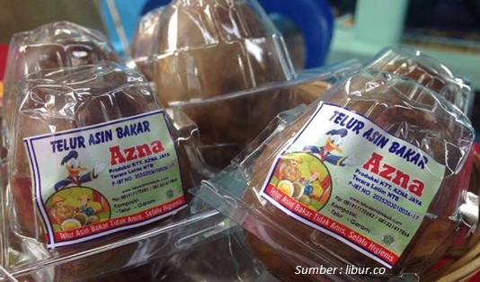 Oleh Oleh Makanan Ringan Khas Lombok Telur Asin Bakar