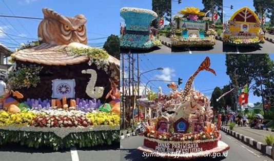 Festival bunga di Tomohon