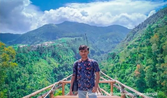 Cobain Wisata Hits Kekinian Magetan, Taman Wisata Genilangit! 4 spot foto taman Wisata Genilangit Magetan