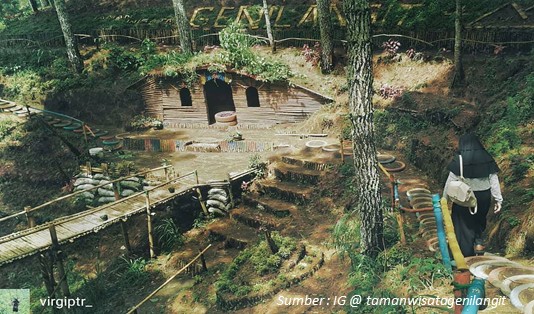 Cobain Wisata Hits Kekinian Magetan, Taman Wisata Genilangit! 1 taman Wisata Genilangit Magetan