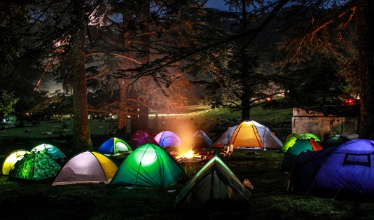 Tempat camping Danau Singkarak