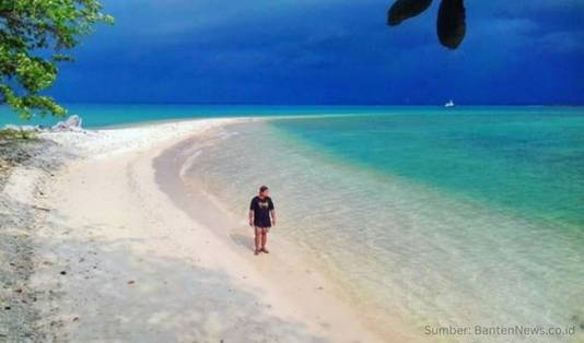 Pulau Liwungan, Banten, Pandeglang, Pantai Pasir Putih