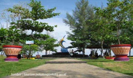 Wisata Pantai Pasir Kencana Pekalongan