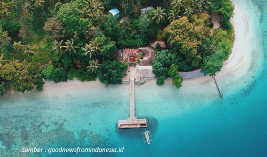 Wisata Pantai Tobelo Halmahera Utara, Tempat Wisata di Tobelo Pulau Meti
