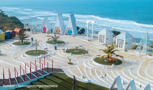 Pantai Karang potong Cianjur selatan 