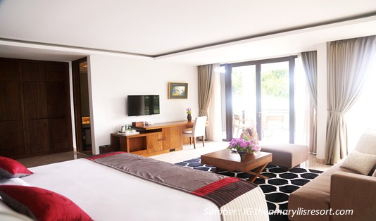rekomendasi tempat staycation di Bogor Amaryllis Boutique Hotel