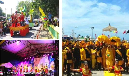 Pertunjukan Masyarakat Adat Festival Budaya Tolitoli 2022