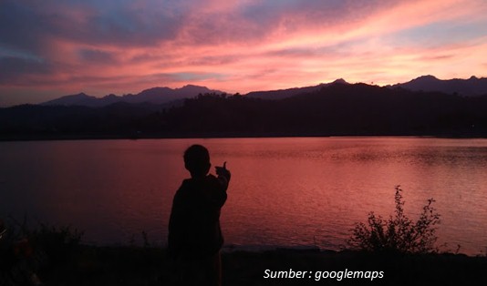 Menikmati Sunset dan Sunrise Wisata Waduk Siman Pare Kediri