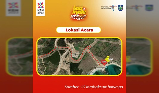 Lokasi Pelaksanaan Festival Bau Nyale 2023
