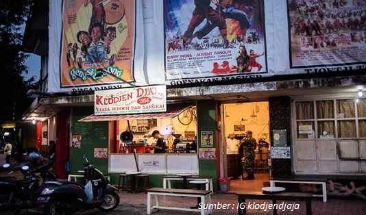 Tempat ngopi di sekitar stasiun Malang Kedai Kopi Djaja Klodjen 1956