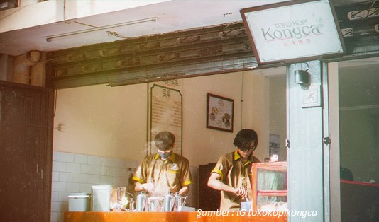 Tempat ngopi di sekitar stasiun Malang Toko Kopi Kongca