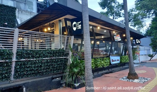 Cafe Outdoor Cempaka Putih Saint Ali Sadjili