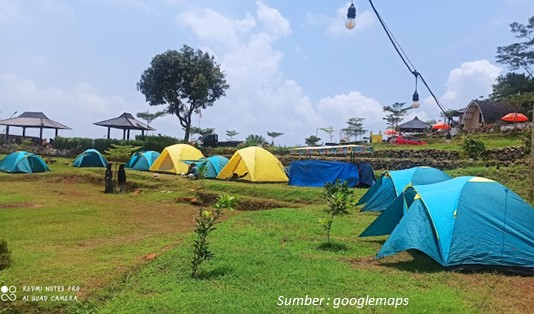 Side Land Kaduela, Healing Sambil Meluncur di Perosotan Terpanjang Se-Kuningan 4 Camping ground dan penginapan Side land Kaduela