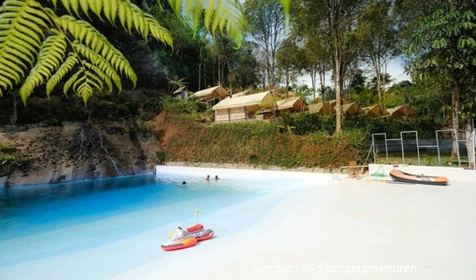 Glamping Menoreh Punya Laut di Puncak Gunung, Bisa Ngapain Aja? 1 Lokasi Glamping Menoreh