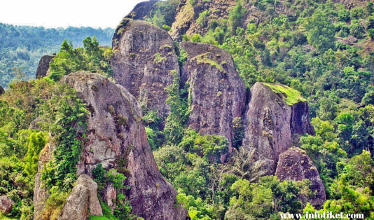 desa wisata nglanggeran, geopark global gunung sewu, gunung api purba, air terjun kedung kandang, embung nglanggeran,