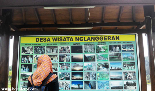 desa wisata nglanggeran, geopark global gunung sewu, gunung api purba, air terjun kedung kandang, embung nglanggeran,