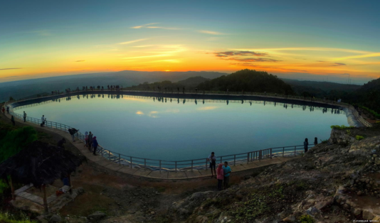 desa wisata nglanggeran, geopark global gunung sewu, gunung api purba, air terjun kedung kandang, embung nglanggeran,