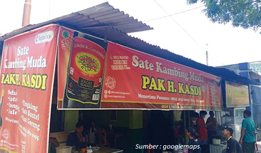 Sate Kambing Buntel Pak H. Kasdi