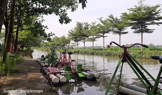 Sepeda air Wisata Tani Nganjuk