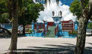 Tugu Injil Desa Wisata Arborek