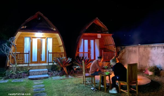 glamping di kintamani, bali,
