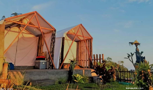 glamping di kintamani, bali sunrise camp & glamp, kintamani, bali,