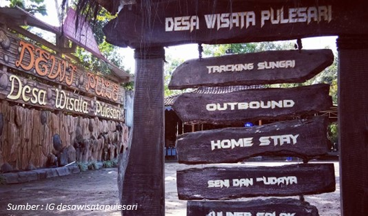 Rute Perjalanan ke Desa Wisata Pulesari 