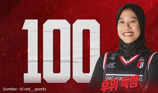 Biodata Megawati Hangestri dan Prestasinya Bersama Red Sparks Volleyball 2 Karier Megawati Hangestri