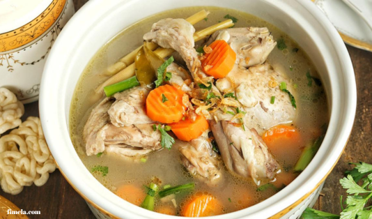 sup ayam,