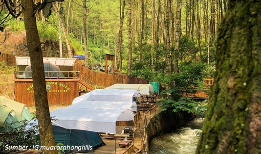 Coba Nginep di Pinggir Sungai, Ini 3 Rekomendasi Riverside Camping di Bandung 2 camping di bandung,