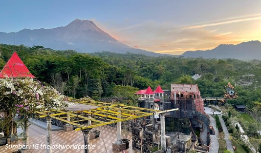5 Wahana The Lost World Castle Sleman, Asyiknya Menjelajahi Negeri Dongeng 1 Lokasi The Lost World Castle