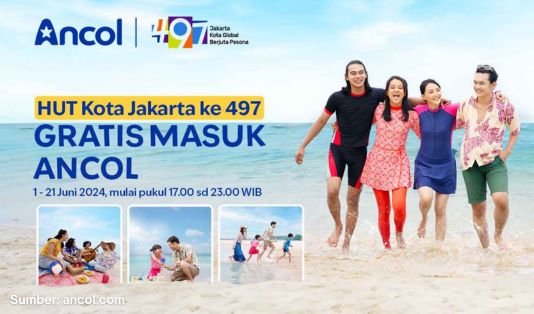 Rekomendasi 5 Event Seru Selama HUT Jakarta ke-497! 3 masuk ancol gratis, ancol, htm ancol, hut jakarta, Rayakan HUT Jakarta ke-497, HUT Jakarta ke-497,